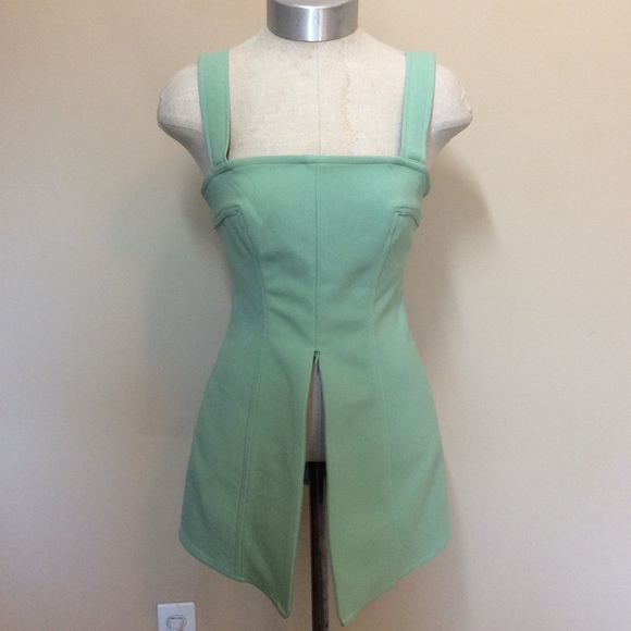 C/MEO collective high heart top mint tie zip - Picture 5 of 13